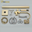 Torneira De Piso Para Banheira Misturador Hose Dourado - Homedeccori