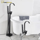 Torneira De Piso Para Banheira Misturador Hose Dourado - Homedeccori