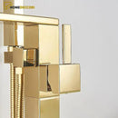 Torneira De Piso Cachoeira Para Banheira Misturador De Imersão Venere - Homedeccori