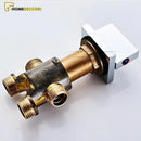 Misturador Para Banheira Embutir Duplo Comando De Cinco Furos C/ Ducha Manual Roman Misturador Para