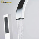 Torneira Imbutida Para Banheira Romana Duplo comando de cinco furos com Ducha manual - Homedeccori