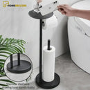 Porta Papel Higiênico de Chão Inox para Banheiro Valet - Homedeccori