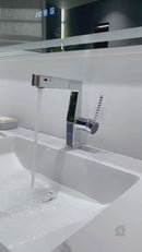 Torneira Para Banheiro Inox Monocomando LED Multifuncional Lumex
