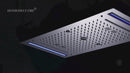 Ducha de Teto Embutir Spa Inox 63x33 LED Bluetooth Homulo