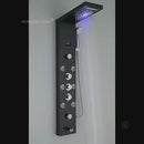 Ducha Vertical Com Hidro Cascata Led Inox AquaRelax