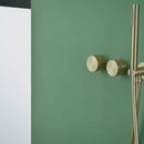 Ducha de Parede Spa Inox 30cm Conjunto Completo Linea