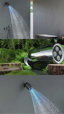 Ducha De Parede Spa Inox Led Monocomando Completa Lumen