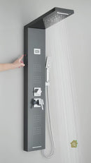 Ducha Vertical Spa Hidromassagem Cascata Inox AquaZen