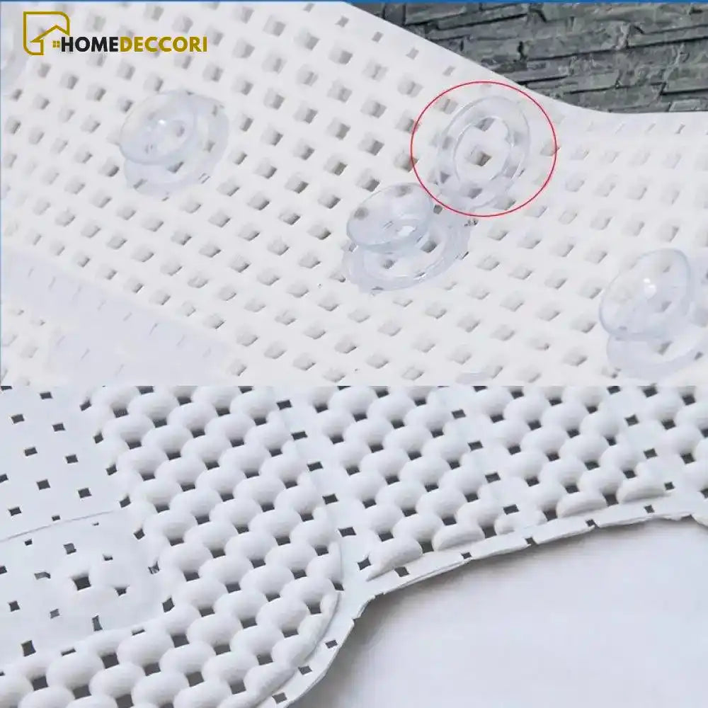 Tapete Para Banheira Com Travesseiro Spa 3D Antiderrapante - Homedeccori