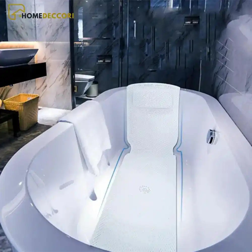 Tapete Para Banheira Com Travesseiro Spa 3D Antiderrapante - Homedeccori