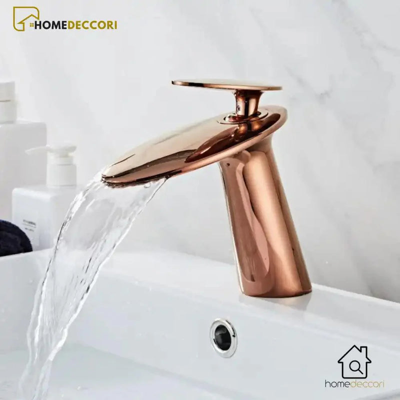 Torneira Cascata Monocomando Para Banheiro Aquacurve Rose Gold / Entrega De 15 Á 18 Dias Torneira