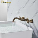 Torneira De Parede Duplo Comando Banheiro Misturador Vintage Retrô Belleville - Homedeccori