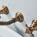 Torneira De Parede Duplo Comando Banheiro Misturador Vintage Retrô Belleville - Homedeccori