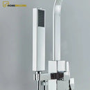 Torneira De Piso Para Banheira Misturador Hose Cromado Luxo Imersão Grupo 01 De Piso Banheira