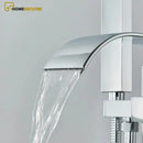 Torneira De Piso Para Banheira Misturador De Imersão Cascata Havic - Homedeccori