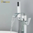 Torneira De Piso Para Banheira Misturador De Imersão Cascata Havic - Homedeccori