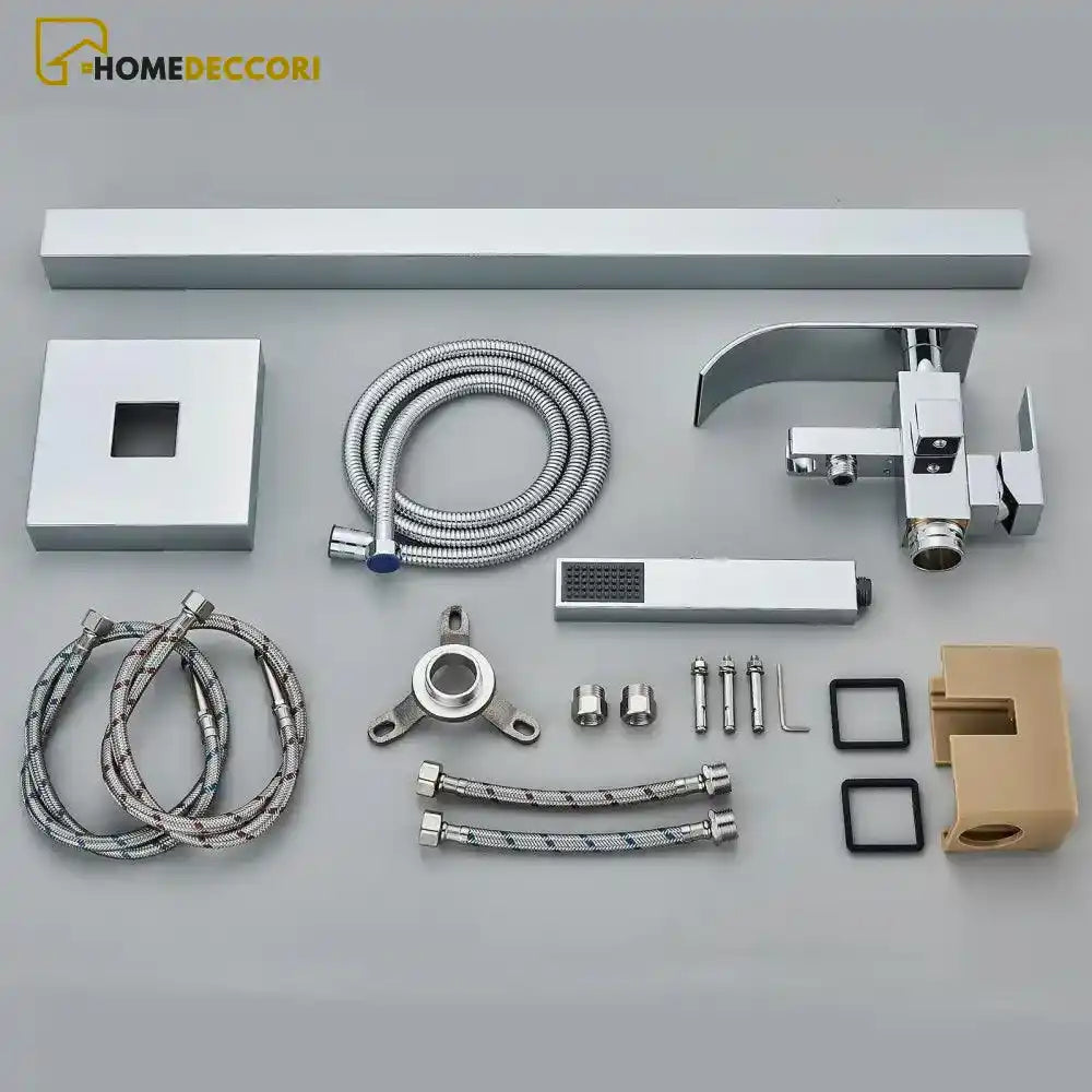 Torneira De Piso Para Banheira Misturador De Imersão Cascata Havic - Homedeccori