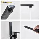 Torneira De Piso Para Banheira Misturador Imersão Monocomando Preto Fosco D - Homedeccori