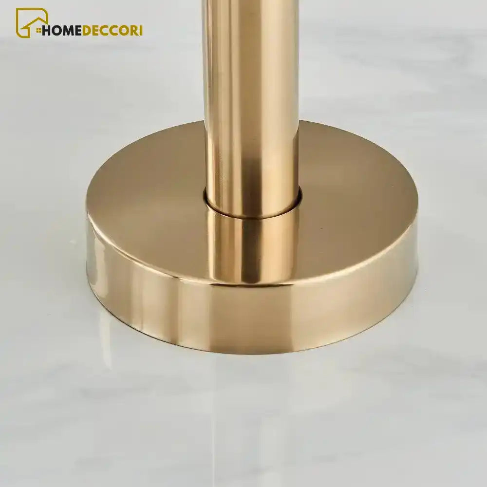 Torneira De Piso Para Banheira Misturador Ouro Escovado Contemporâneo Monocomando Harlem - Homedeccori