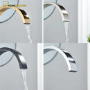 Torneira Dourada Duplo Comando Com Punhos Em Cristal Luxuosa Misturador Lux - Homedeccori