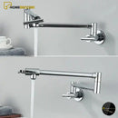 Torneira Gourmet Articulada Dobrável Inox De Parede Moderna Stellare Torneira Gourmet