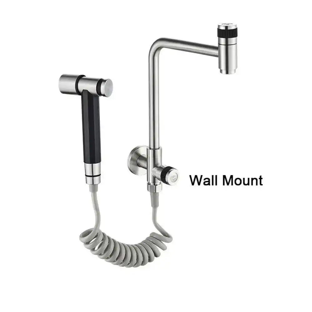 Torneira De Parede Gourmet Com Ducha Manual Rivolo - Homedeccori