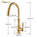 Torneira Gourmet Moderna Extensível Monocomando Misturador Gourmet Arch - Homedeccori