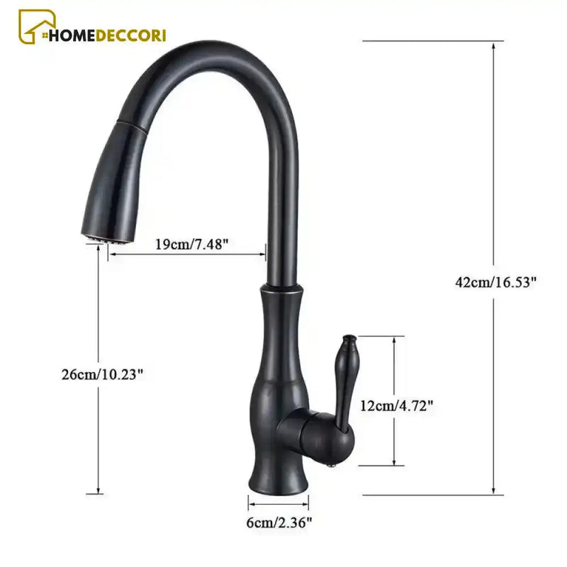 Torneira Gourmet Moderna Extensível Monocomando Misturador Gourmet Arch - Homedeccori