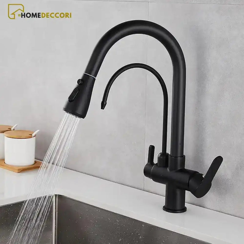 Torneira Gourmet Extensível Monocomando Cozinha Com Saída Para Filtro - Homedeccori