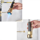 Torneira Gourmet LED Mola Duo Bronze Giratória 360° - Homedeccori