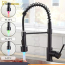 Torneira Gourmet LED Mola Spray E Giro 360° - Homedeccori