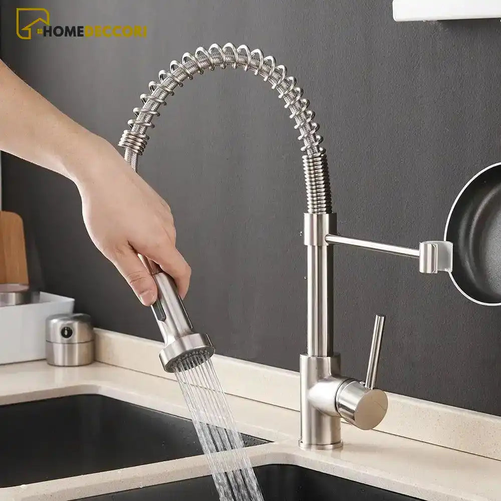 Torneira Gourmet LED Mola Spray E Giro 360° - Homedeccori