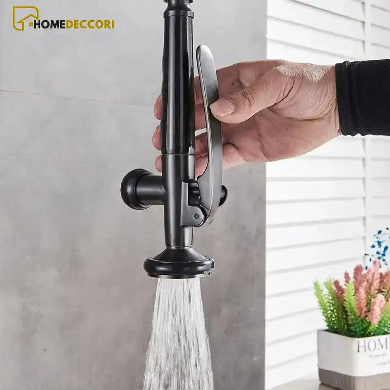 Torneira Gourmet Dual Mola Spray Monocomando Bica Alta Sereníssima - Homedeccori