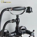 Torneira Para Banheira Duplo Comando Misturador Parede Inglês Brassina - Homedeccori