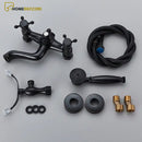 Torneira Para Banheira Duplo Comando Misturador Parede Inglês Brassina - Homedeccori