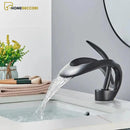 Torneira Para Banheiro Cascata Monocomando Misturador Ottone - Homedeccori