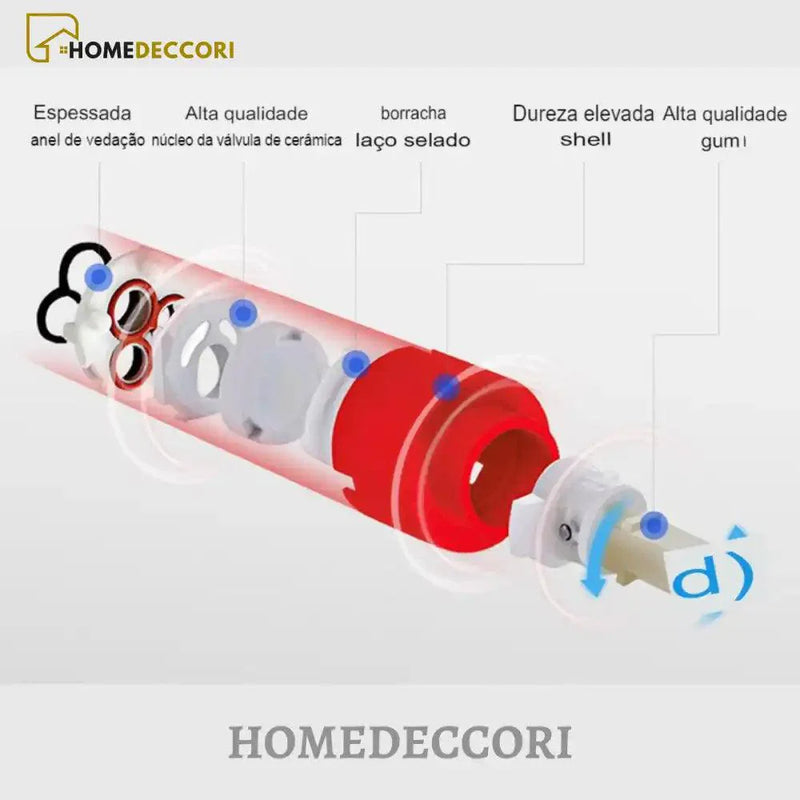 Torneira Para Banheiro Misturador De Bancada Tocco - Homedeccori