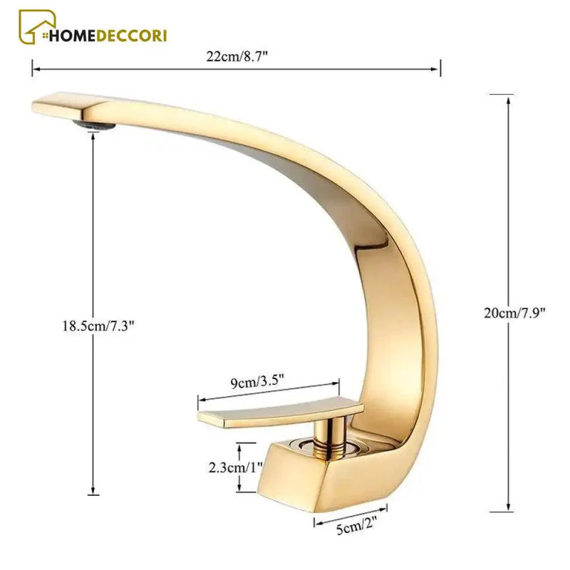 Torneira Para Banheiro Monocomando Moderna Modelo Desing - Homedeccori