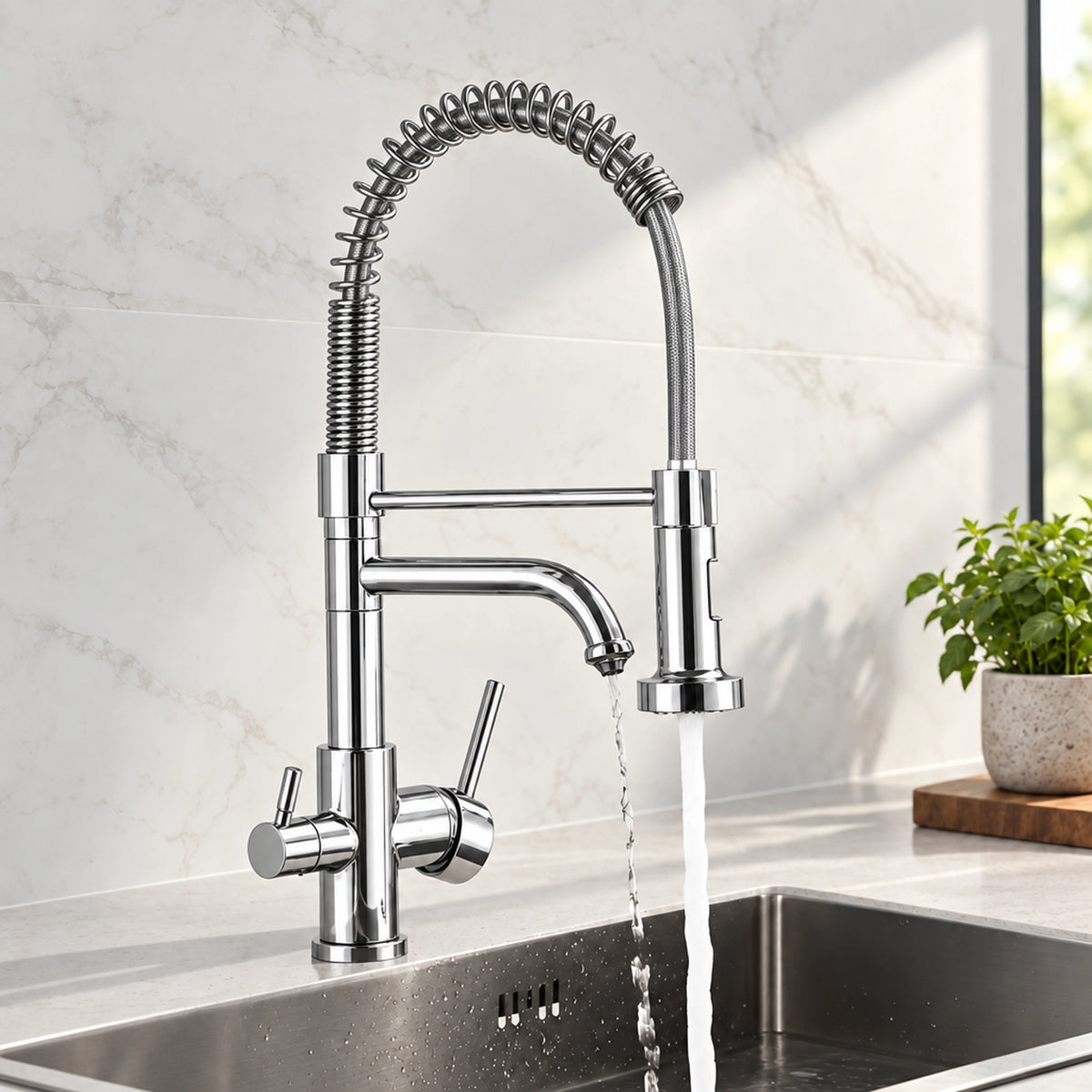 Torneira gourmet Stylish cromado - Homedeccori