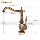 Torneira Vintage Colonial Trabalhada Monocomando Vintage - Homedeccori