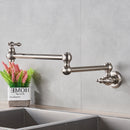 Torneira Articulada Cozinha De Parede Inox Veneza