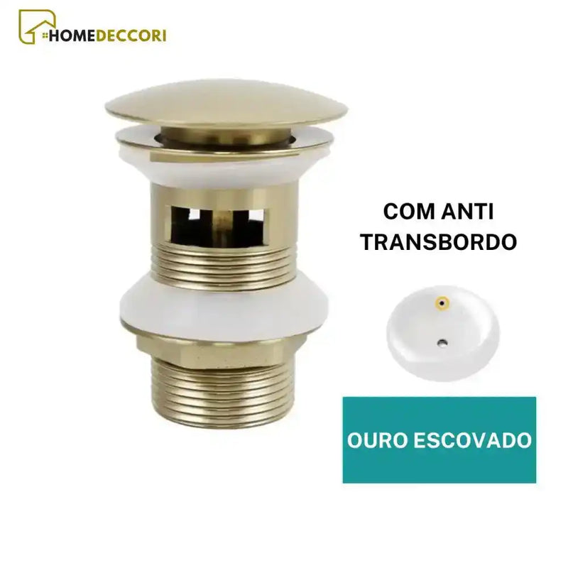 A Fazer Valvula Click Clicksafeb Ouro Escovado/C Anti Transbordo / Entrega De 15 Á 18 Dias