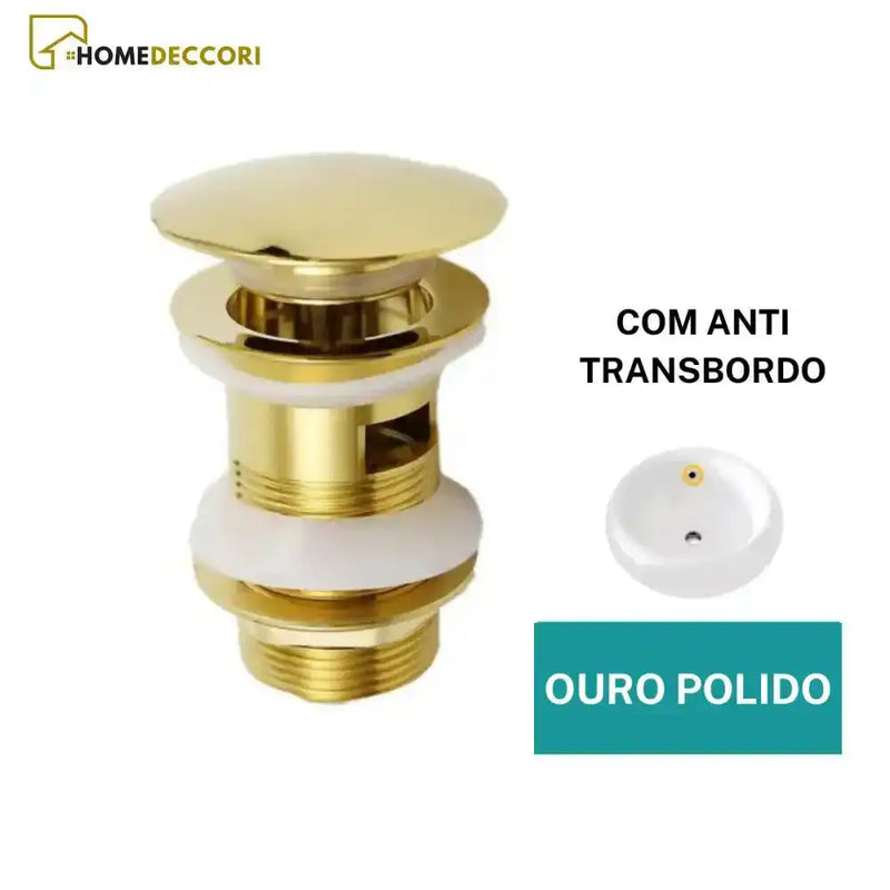 A Fazer Valvula Click Clicksafeb Ouro Polido/C Anti Transbordo / Entrega De 15 Á 18 Dias