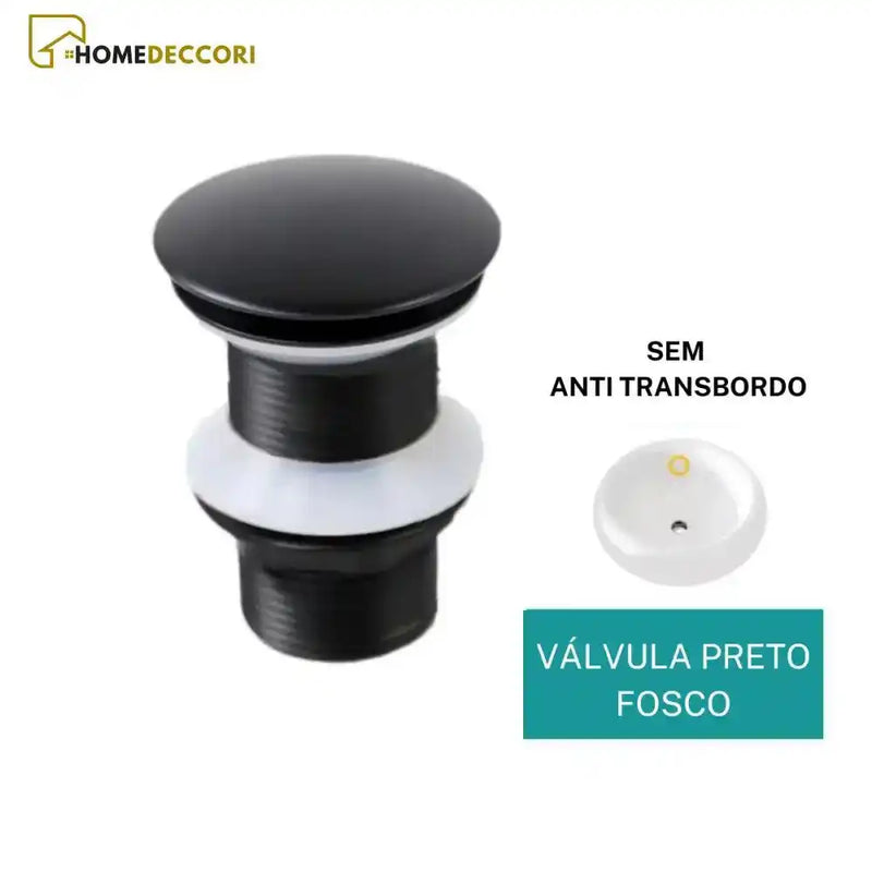 A Fazer Valvula Click Clicksafeb Preto Fosco/S Anti Transbordo / Entrega De 15 Á 18 Dias